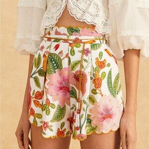 Farm Rio Macaw Bloom Shorts